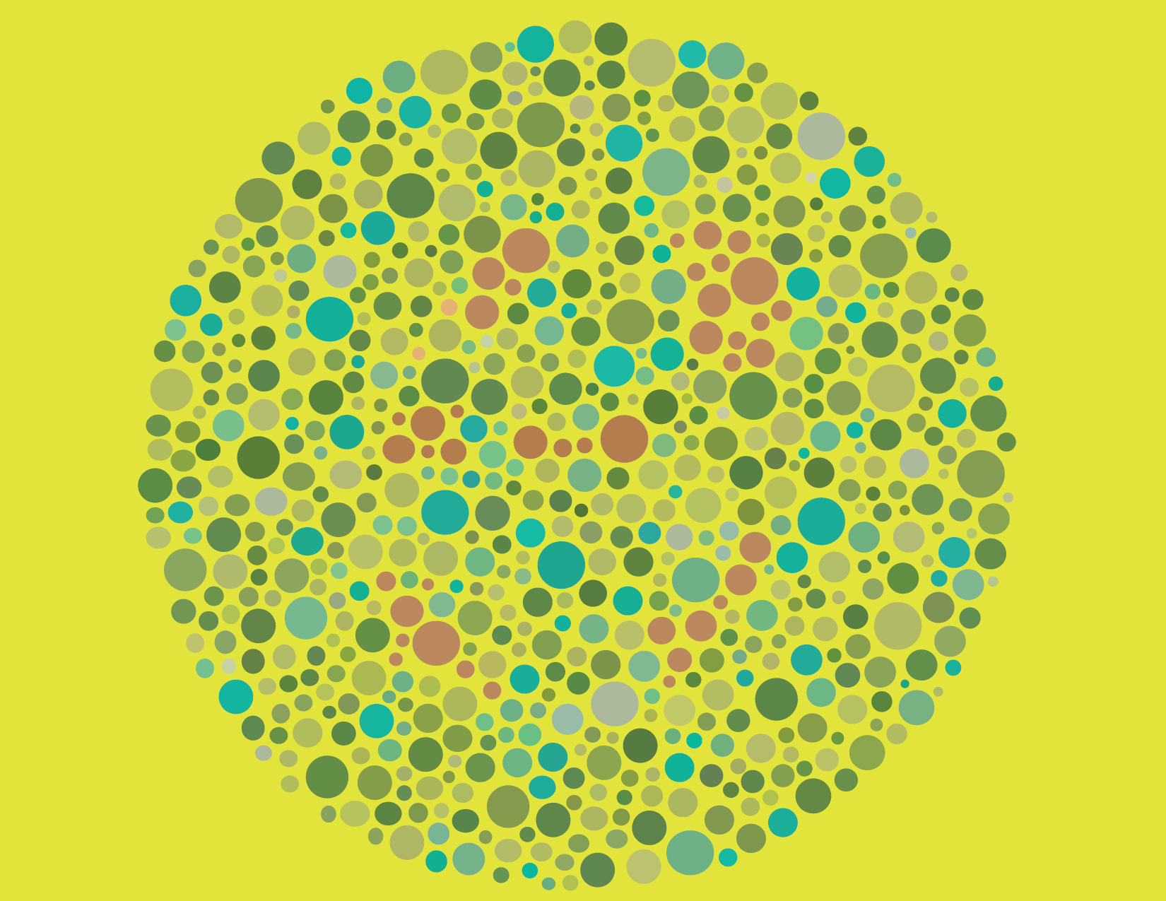 Reverse color blind test images.
